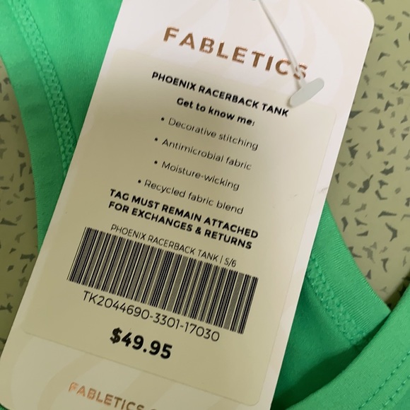 Fabletics Racerback Tank NWT - Picture 5 of 7